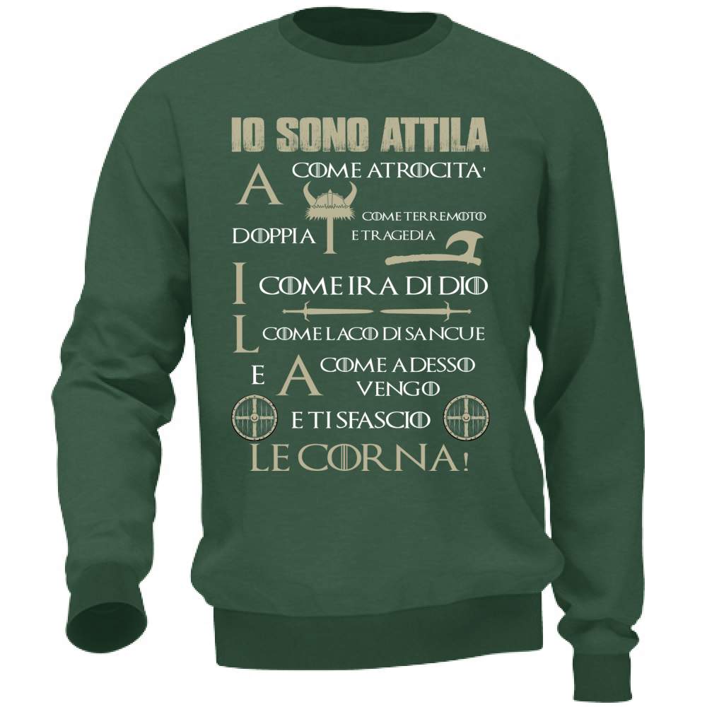 Felpa Unisex Sono Attila