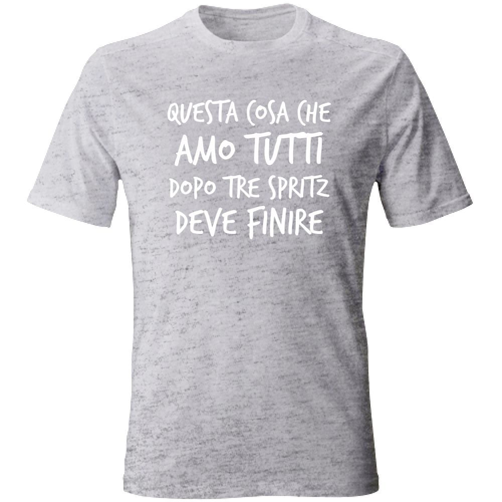 T-Shirt Unisex Amo tutti - Scritte Divertenti