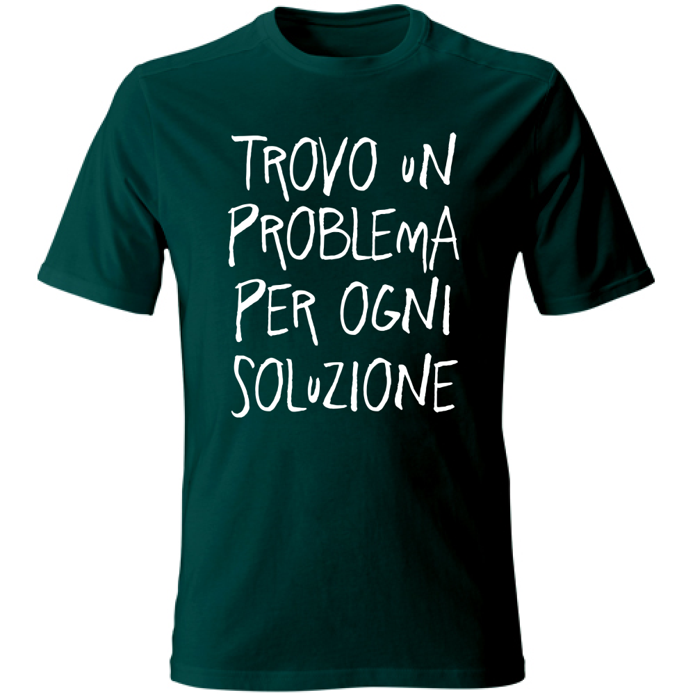 T-Shirt Unisex Soluzione - Scritte Divertenti