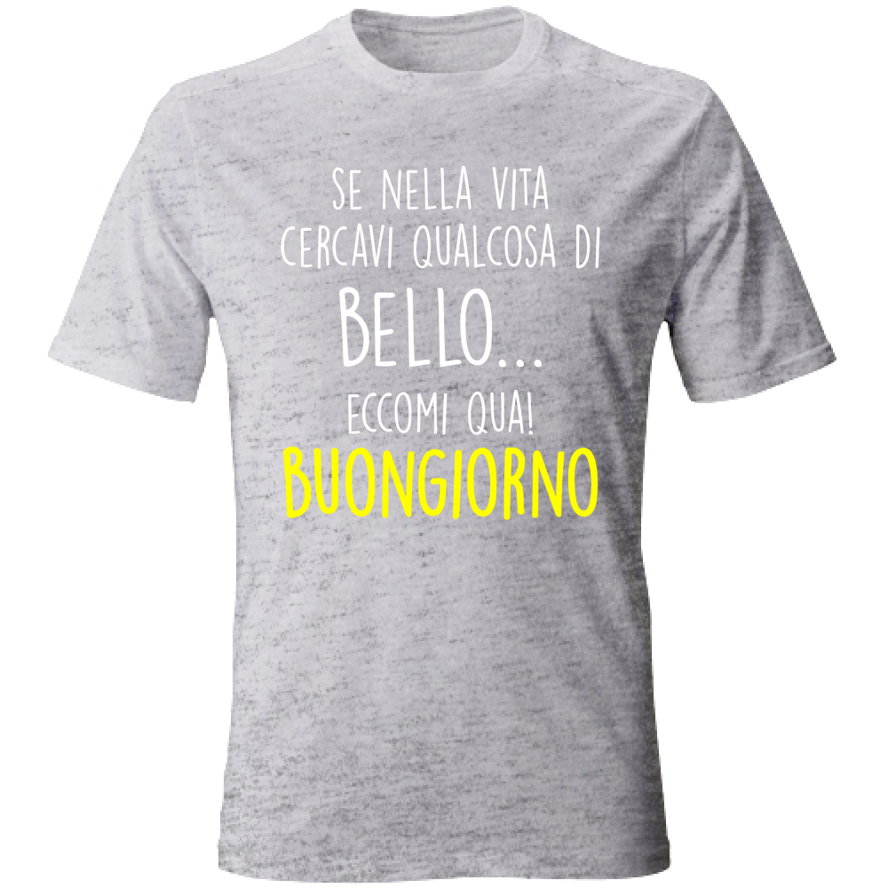 T-Shirt Unisex Qualcosa di bello - Scritte Divertenti