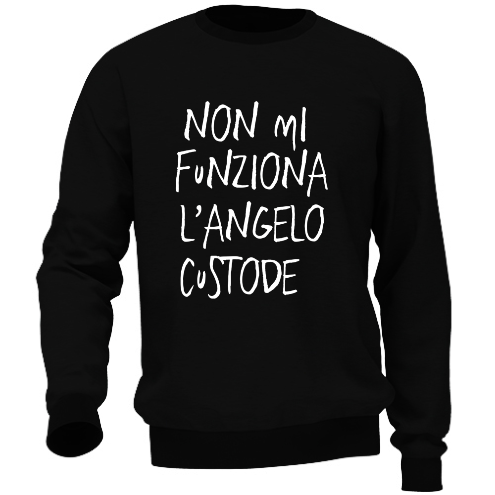 Felpa Unisex Angelo custode - Scritte Divertenti