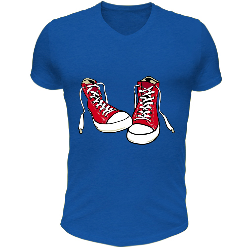 T-Shirt Unisex Scollo V Sneaker All