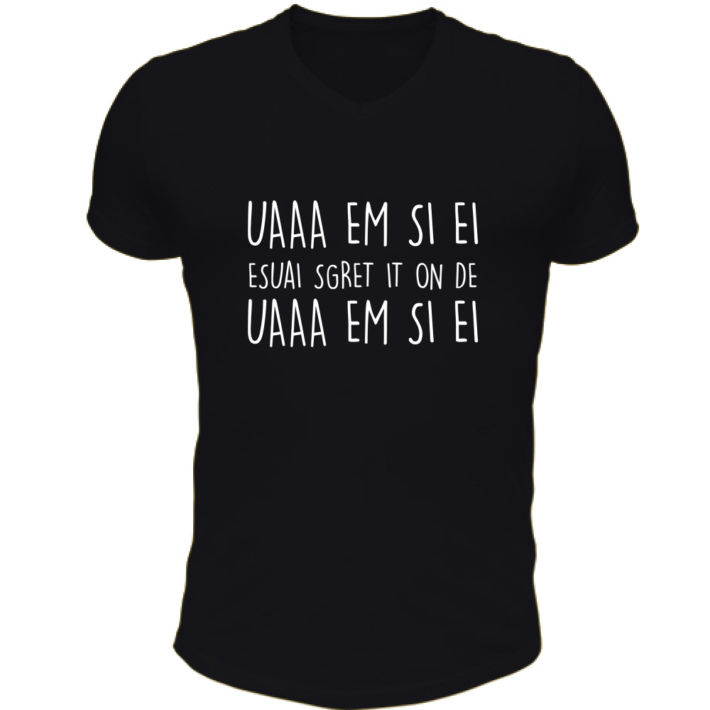 T-Shirt Unisex Scollo V UA EM SI EI