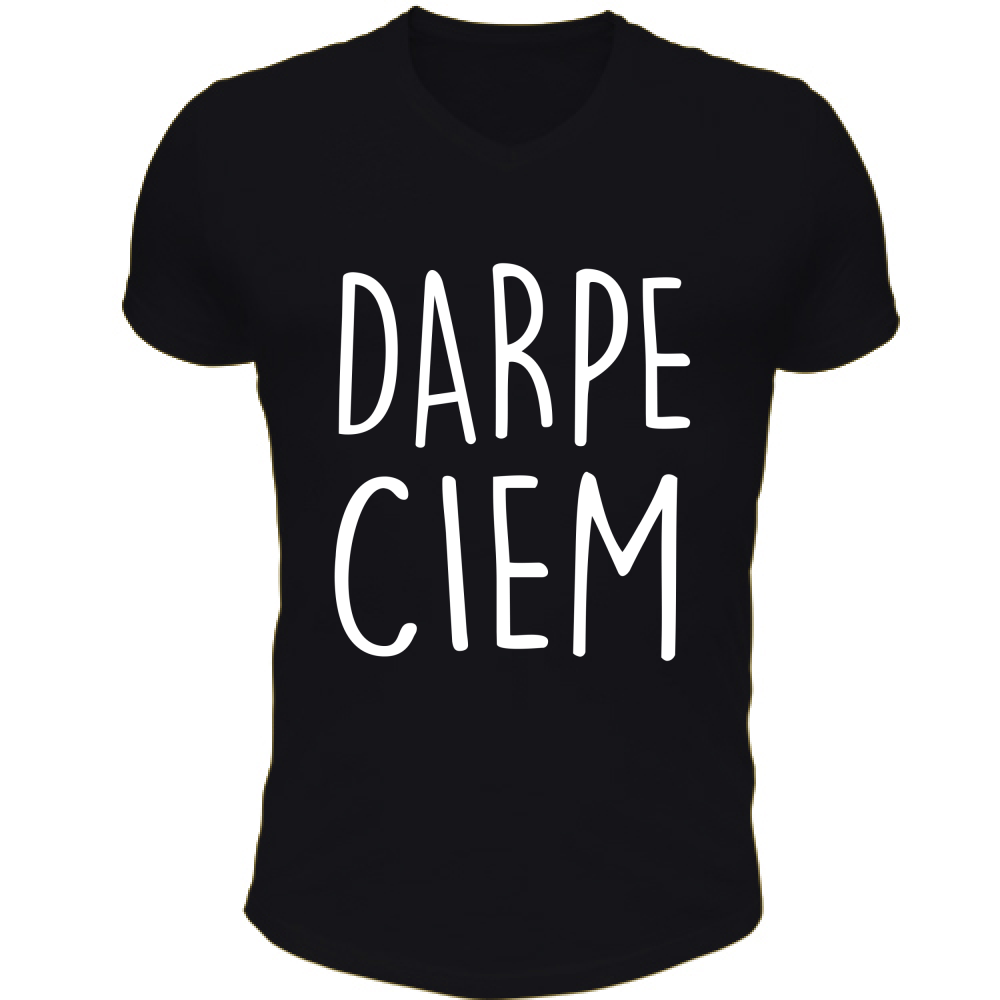 T-Shirt Unisex Scollo V Darpe Ciem - Scritte Divertenti