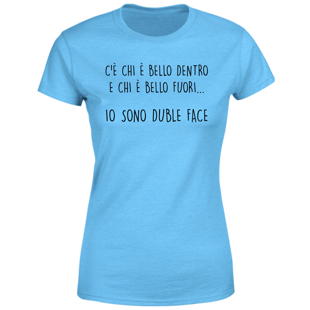 T-Shirt Donna Doubleface - Scritte Divertenti - Chiara