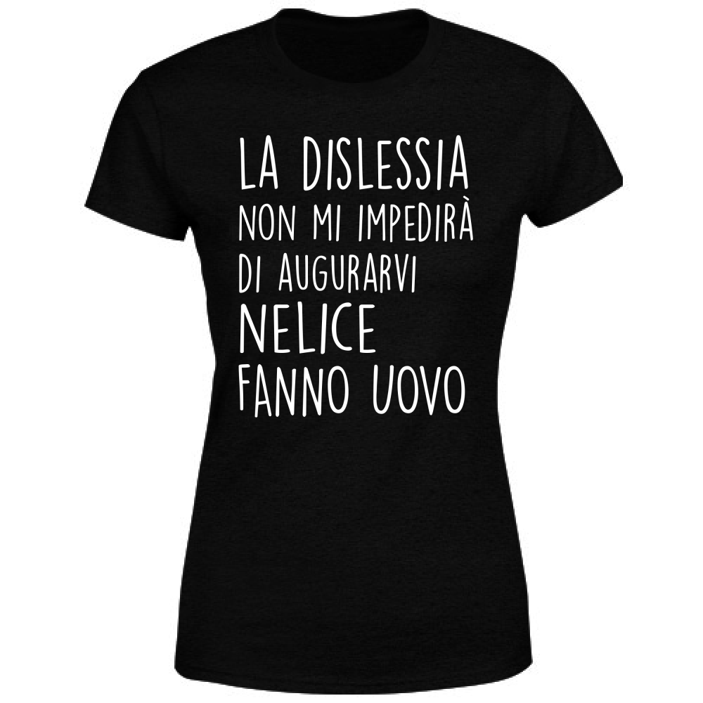 T-Shirt Donna Nelice Fanno Uovo - Scritte Divertenti