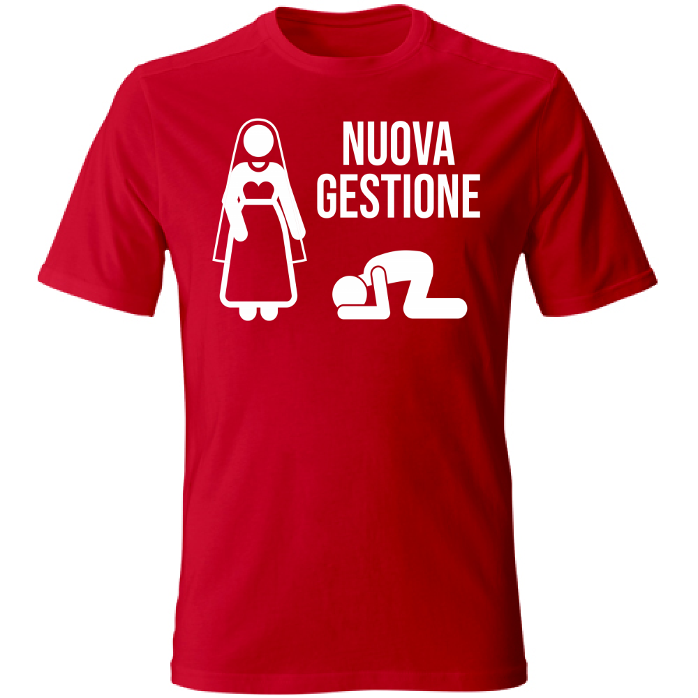 T-Shirt Unisex Maglietta - Addio al Celibato - Nuova Gestione - s