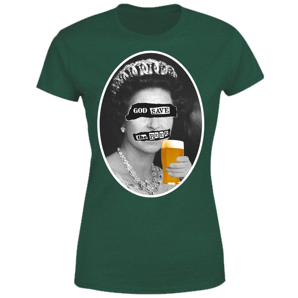 T-Shirt Donna God save the beer