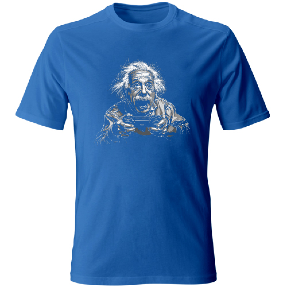 T-Shirt Unisex Large Einstein Gamer