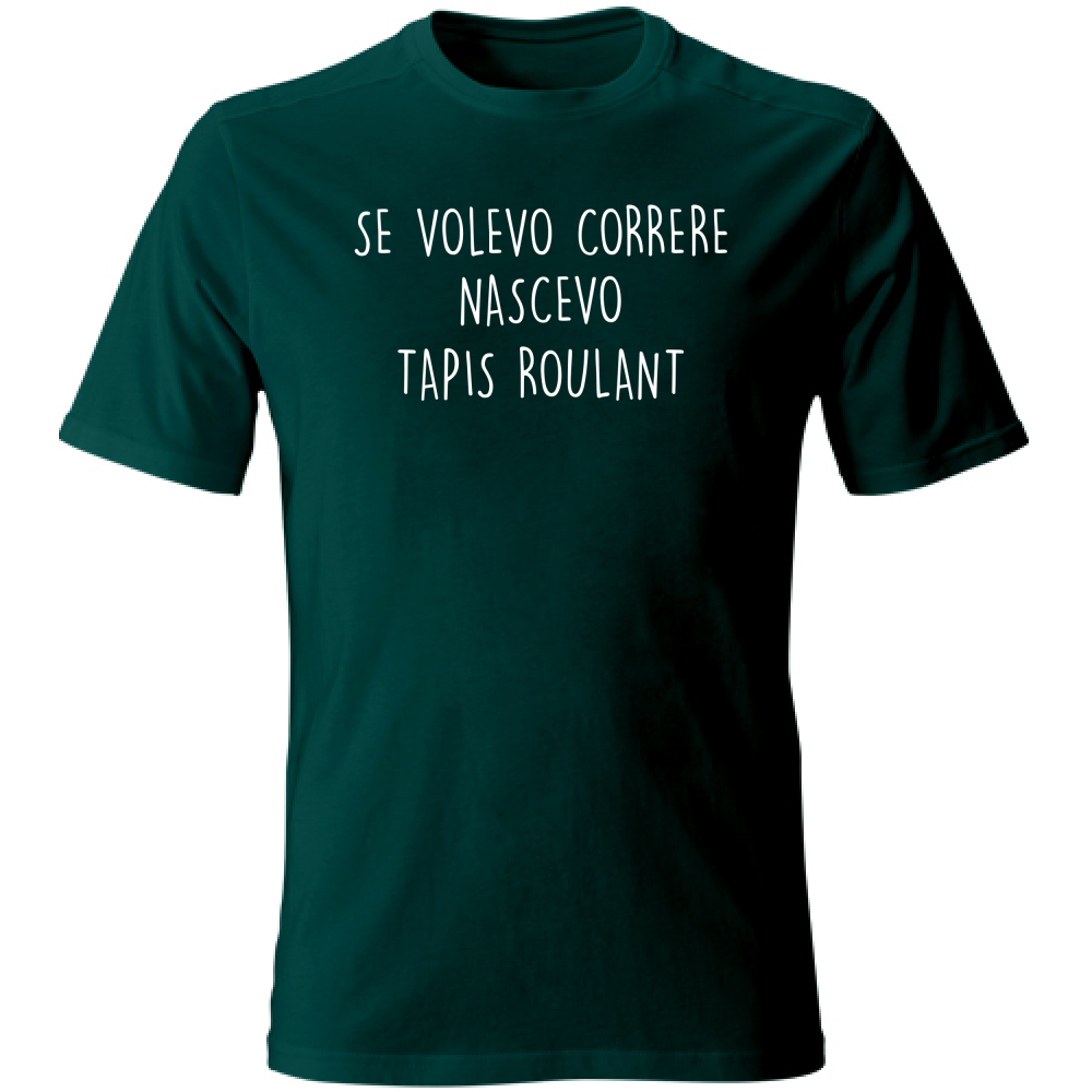 T-Shirt Unisex Tapis roulant - Scritte Divertenti