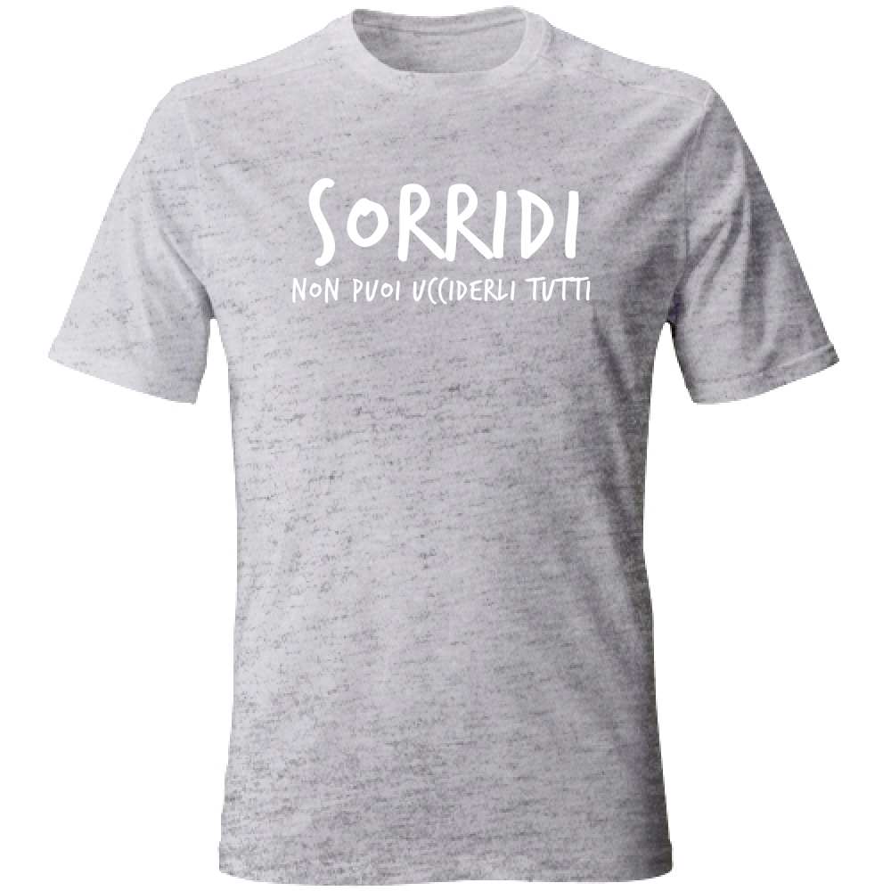 T-Shirt Unisex Sorridi - Scritte Divertenti