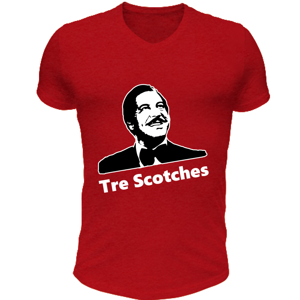 T-Shirt Unisex Scollo V Tre Scotches