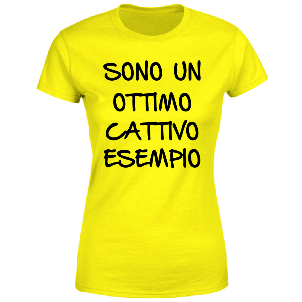 T-Shirt Donna Esempio - Scritte Divertenti - Chiara