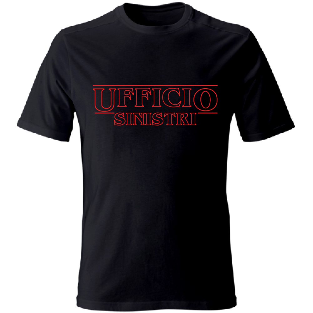 T-Shirt Unisex Strange Ufficio Sinistri