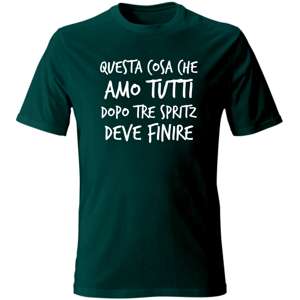 T-Shirt Unisex Amo tutti - Scritte Divertenti