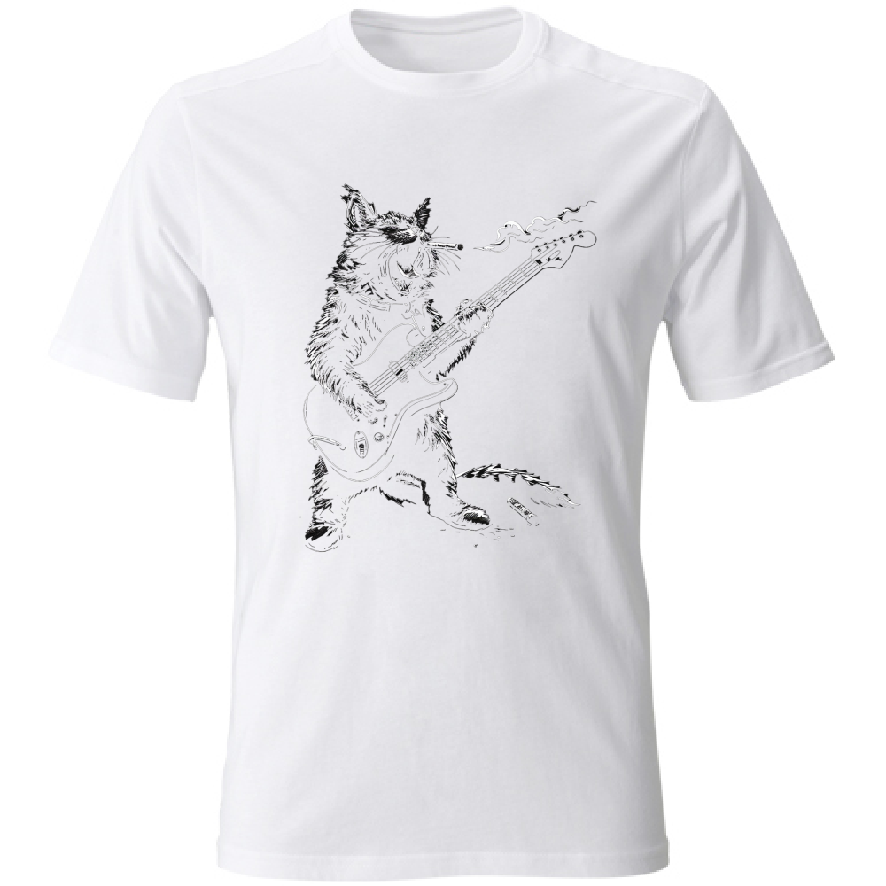 T-Shirt Unisex Rocker Cat