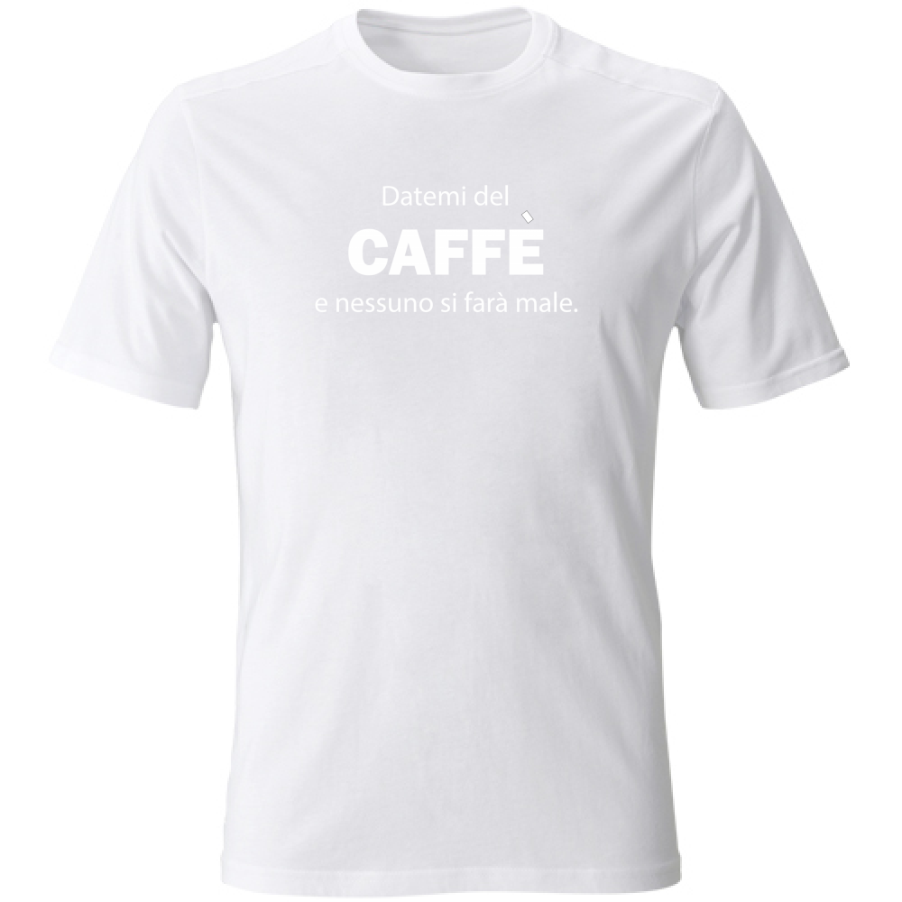 T-Shirt Unisex Large Datemi del caffè