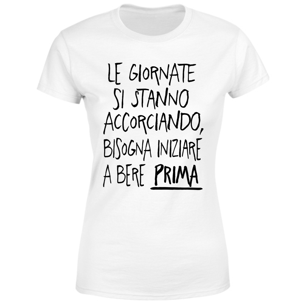 T-Shirt Donna Giornate corte - Scritte Divertenti - Chiara