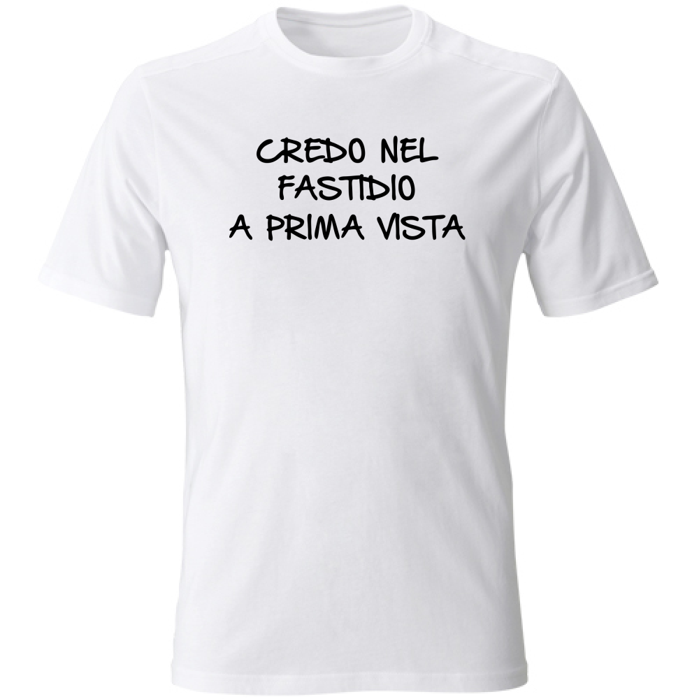 T-Shirt Unisex A prima vista - Scritte Divertenti - Chiara