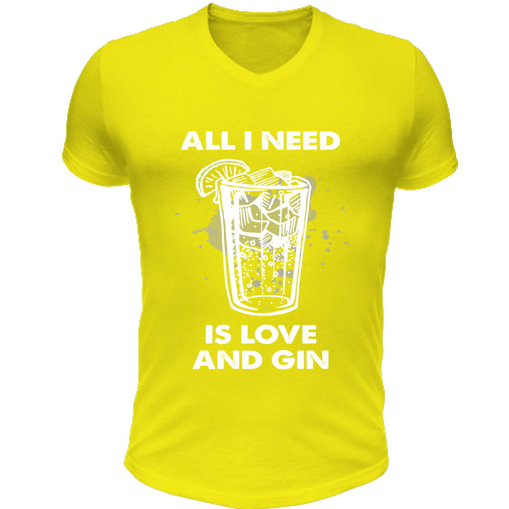 T-Shirt Unisex Scollo V All i need