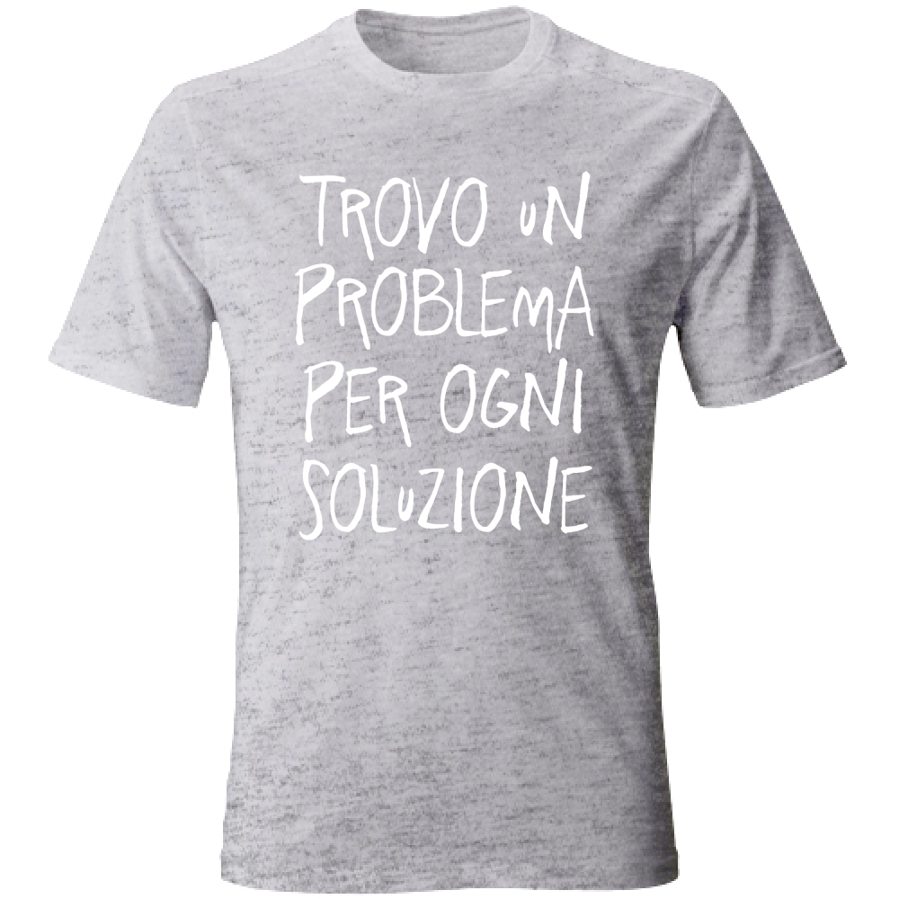 T-Shirt Unisex Soluzione - Scritte Divertenti