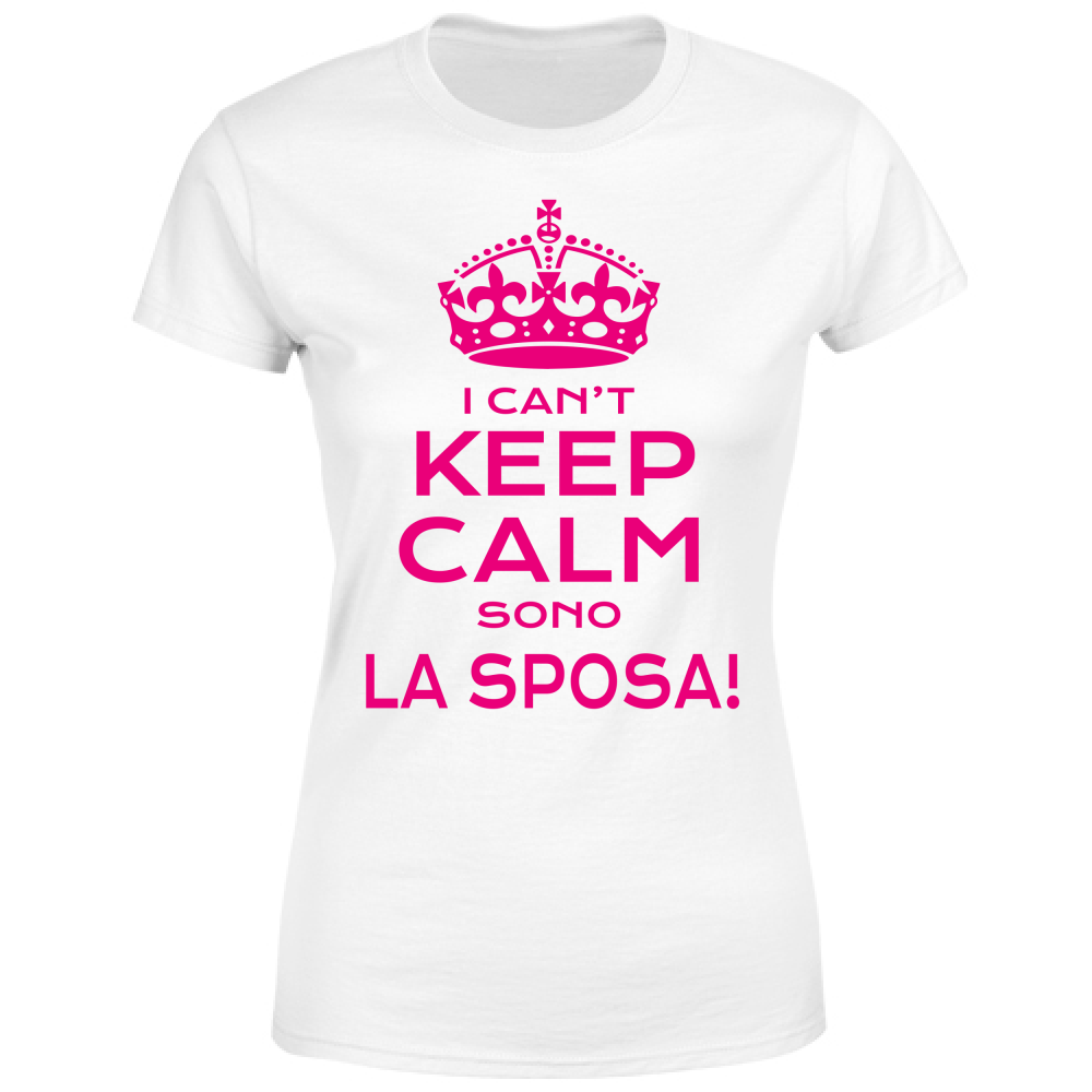 T-Shirt Donna Maglietta - Addio al Nubilato - Can't KC - chiara