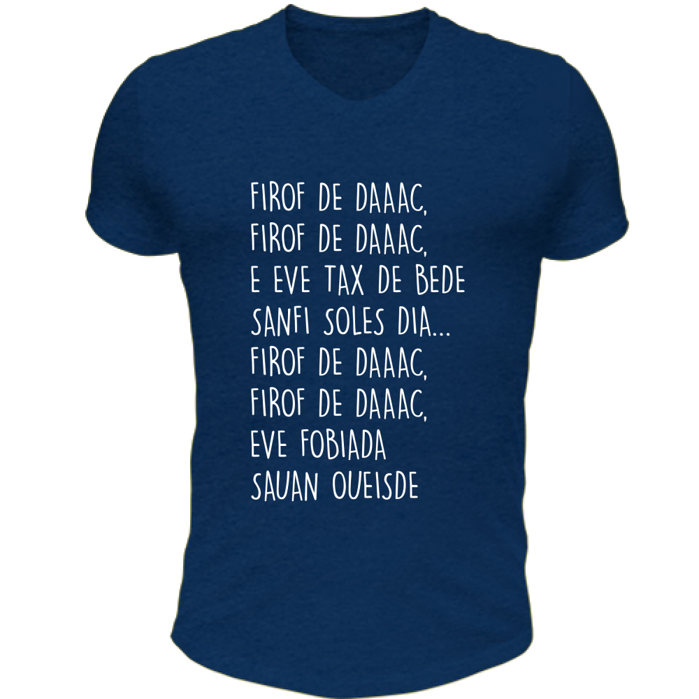 T-Shirt Unisex Scollo V Firof de daaac