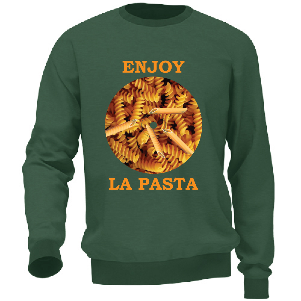 Felpa Unisex Enjoy La Pasta