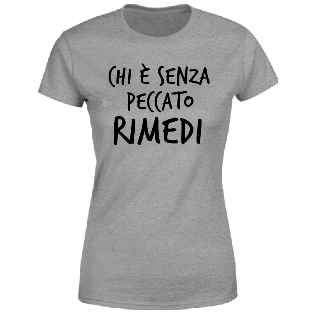 T-Shirt Donna Peccato - Scritte Divertenti - Chiara