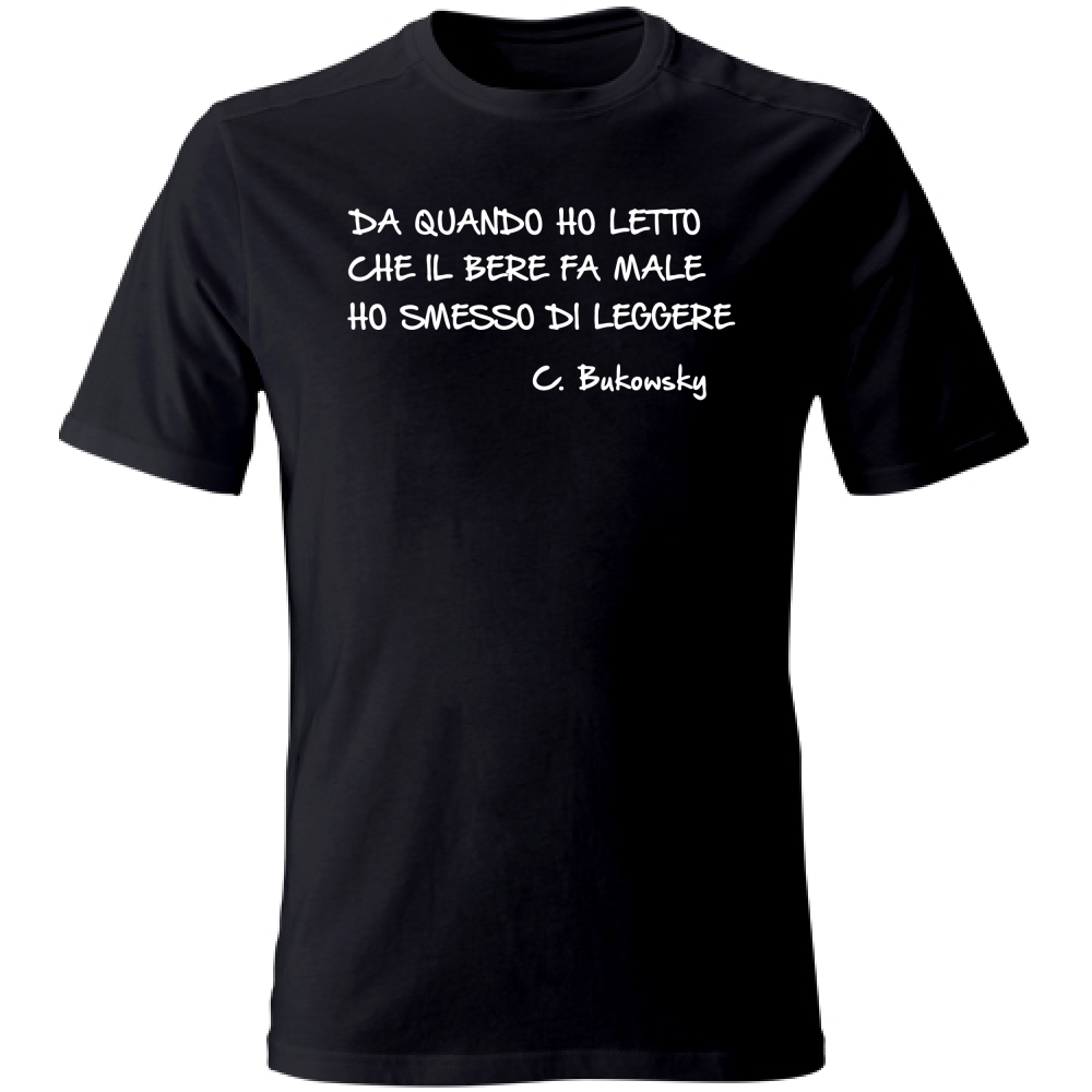 T-Shirt Unisex Ho smesso di leggere - Scritte Divertenti