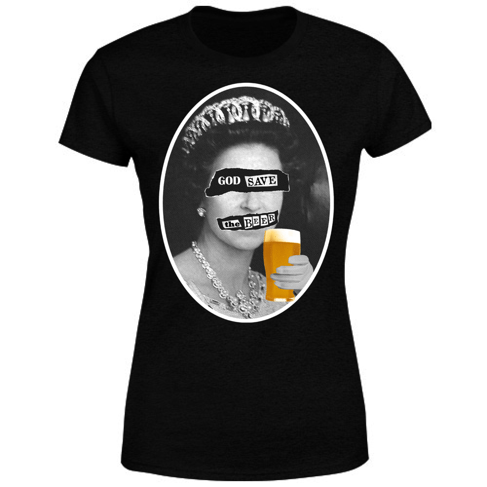 T-Shirt Donna God save the beer