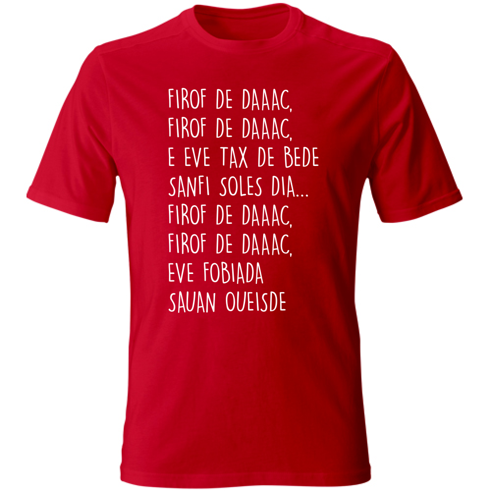 T-Shirt Unisex Firof de daaac