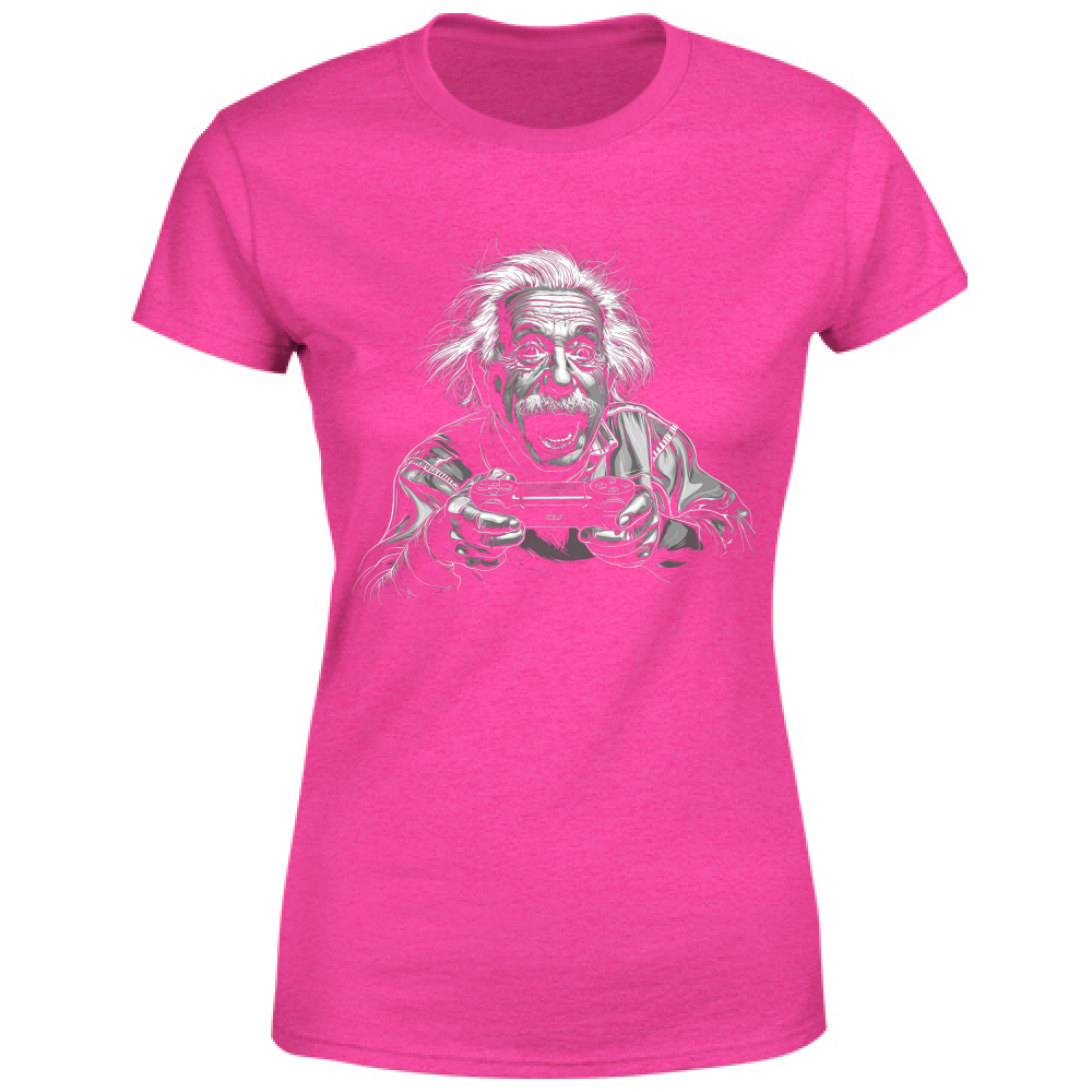 T-Shirt Donna Einstein Gamer