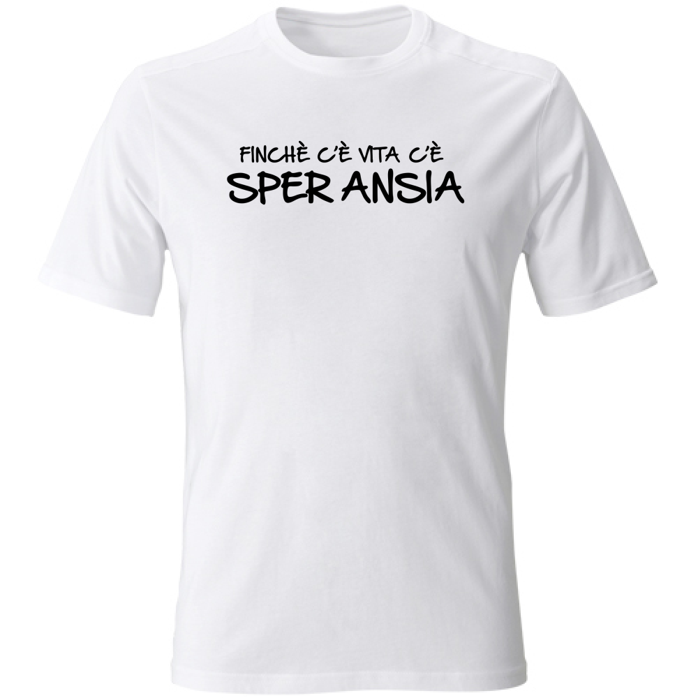 T-Shirt Unisex Speransia - Scritte Divertenti - Chiara