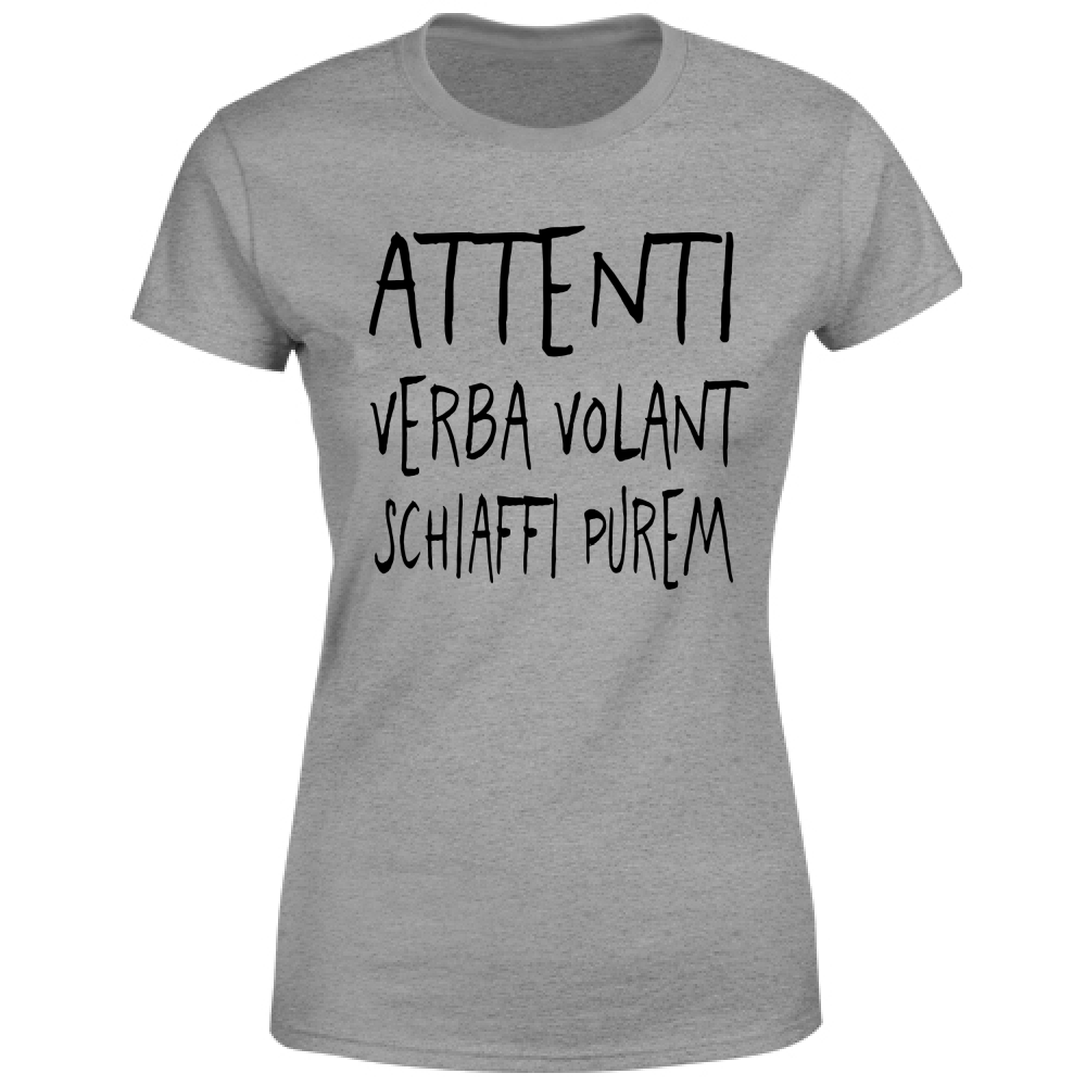 T-Shirt Donna Verba volant - Scritte Divertenti - Chiara