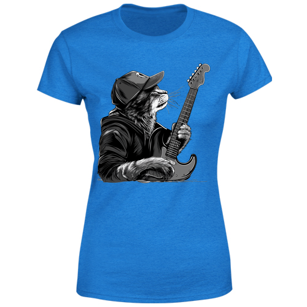 T-Shirt Donna Gatto Rock