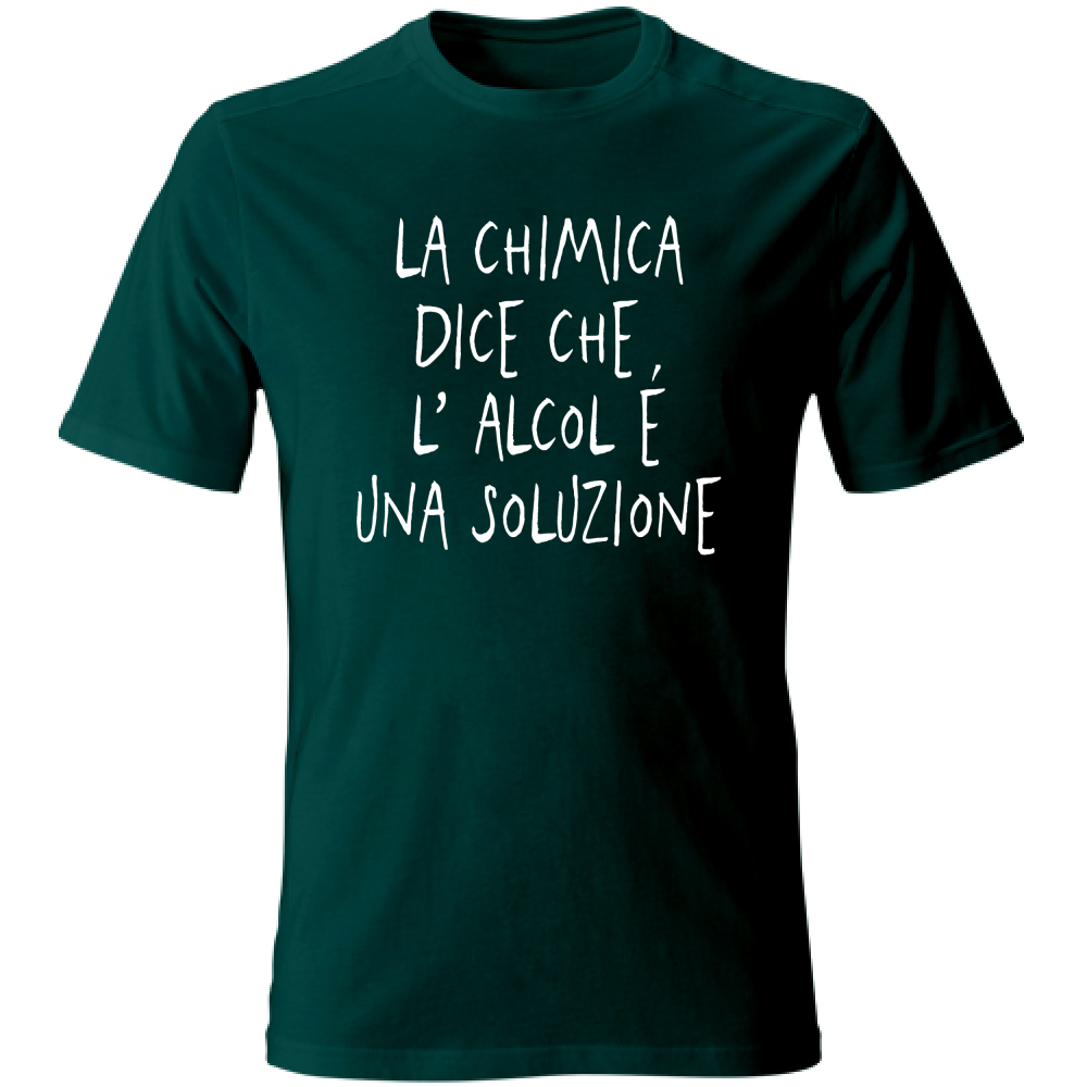 T-Shirt Unisex Una soluzione - Scritte Divertenti