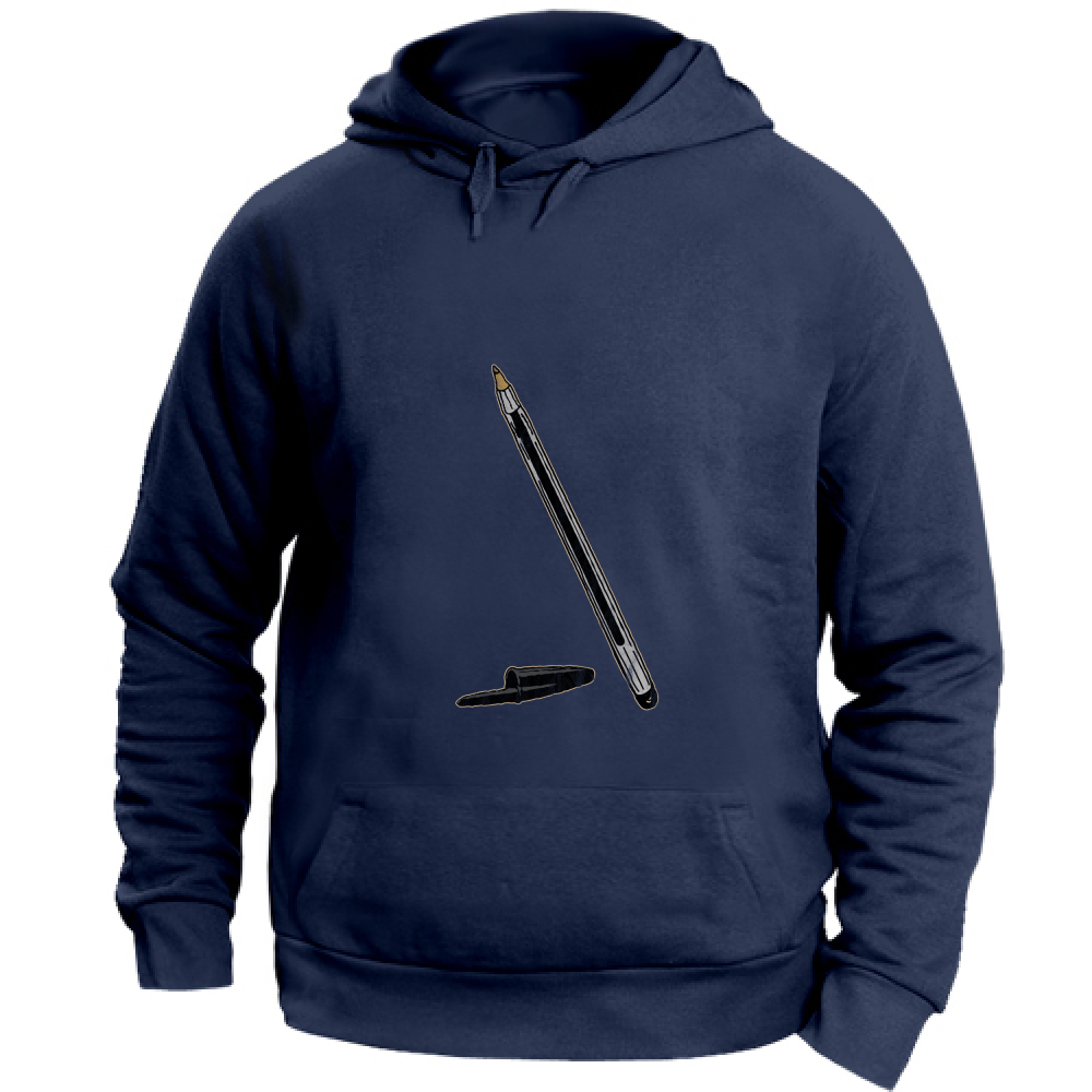 Felpa Unisex con Cappuccio Penna