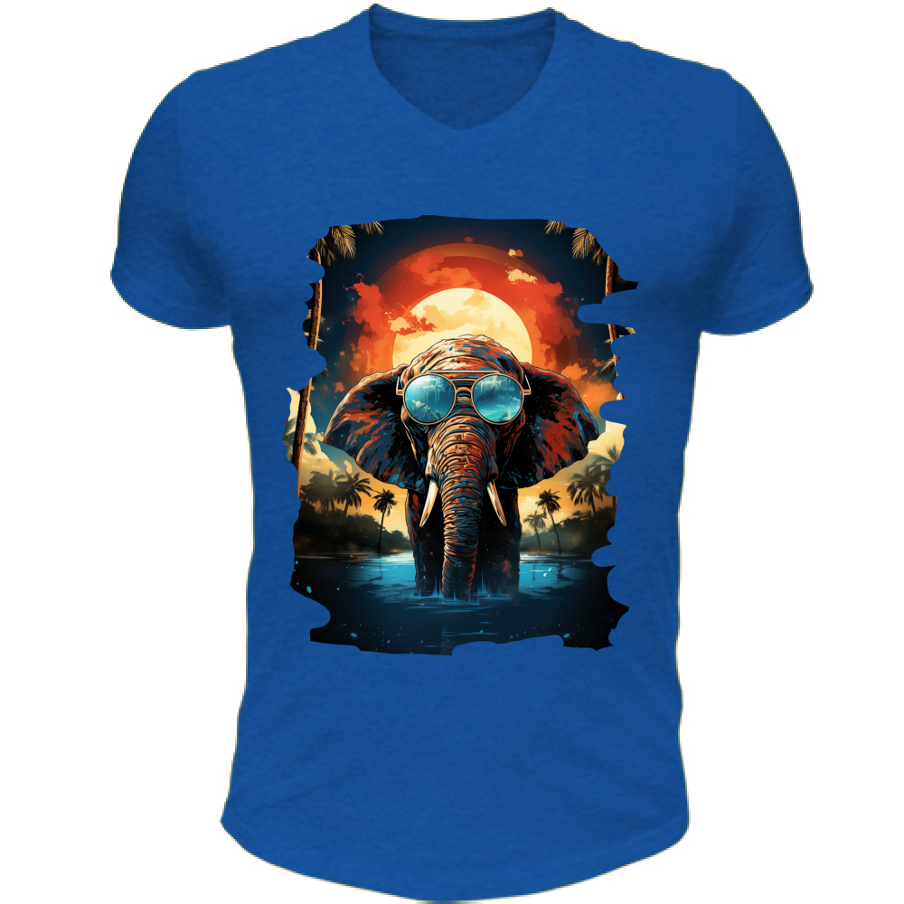 T-Shirt Unisex Scollo V Elephant from Miami