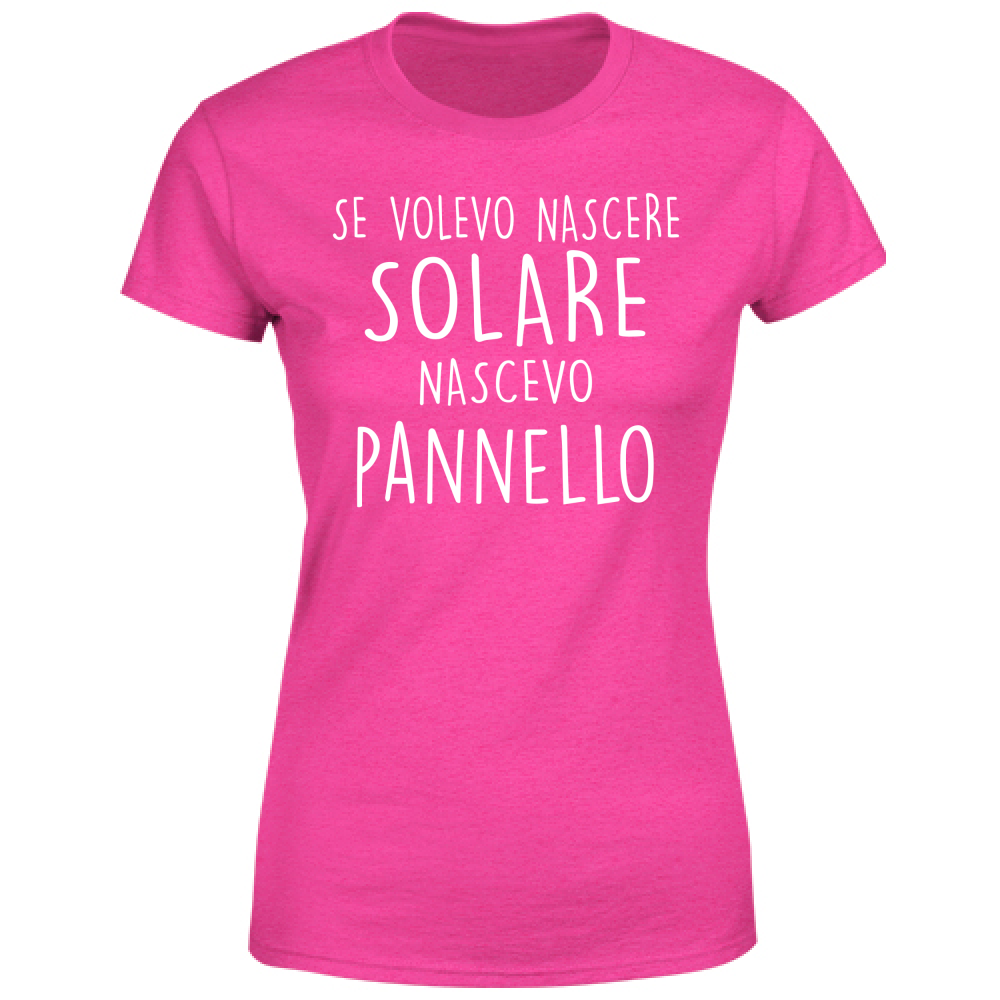 T-Shirt Donna Solare - Scritte Divertenti