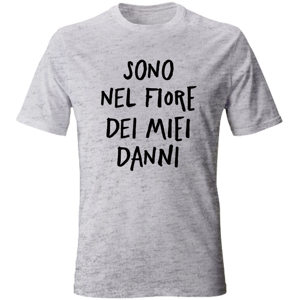 T-Shirt Unisex Nel fiore - Scritte Divertenti - Chiara