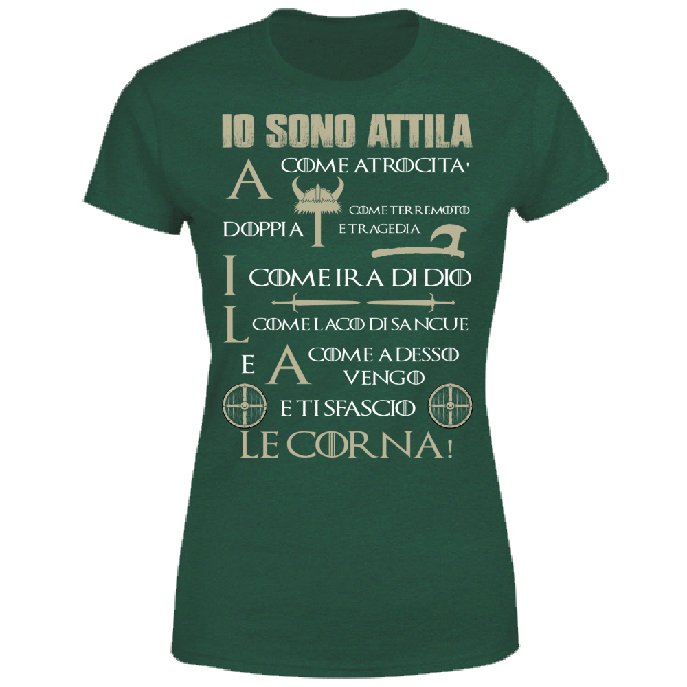 T-Shirt Donna Sono Attila