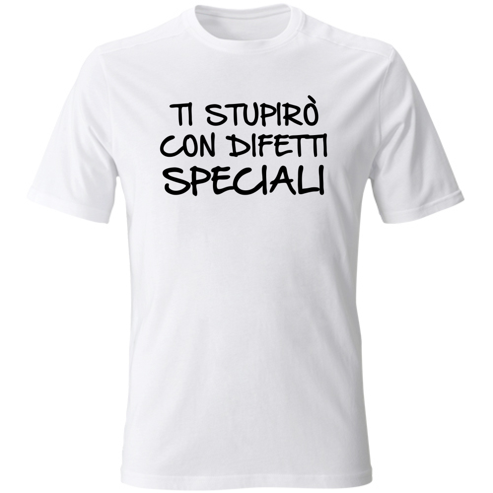 T-Shirt Unisex Ti stupirò - Scritte Divertenti - Chiara