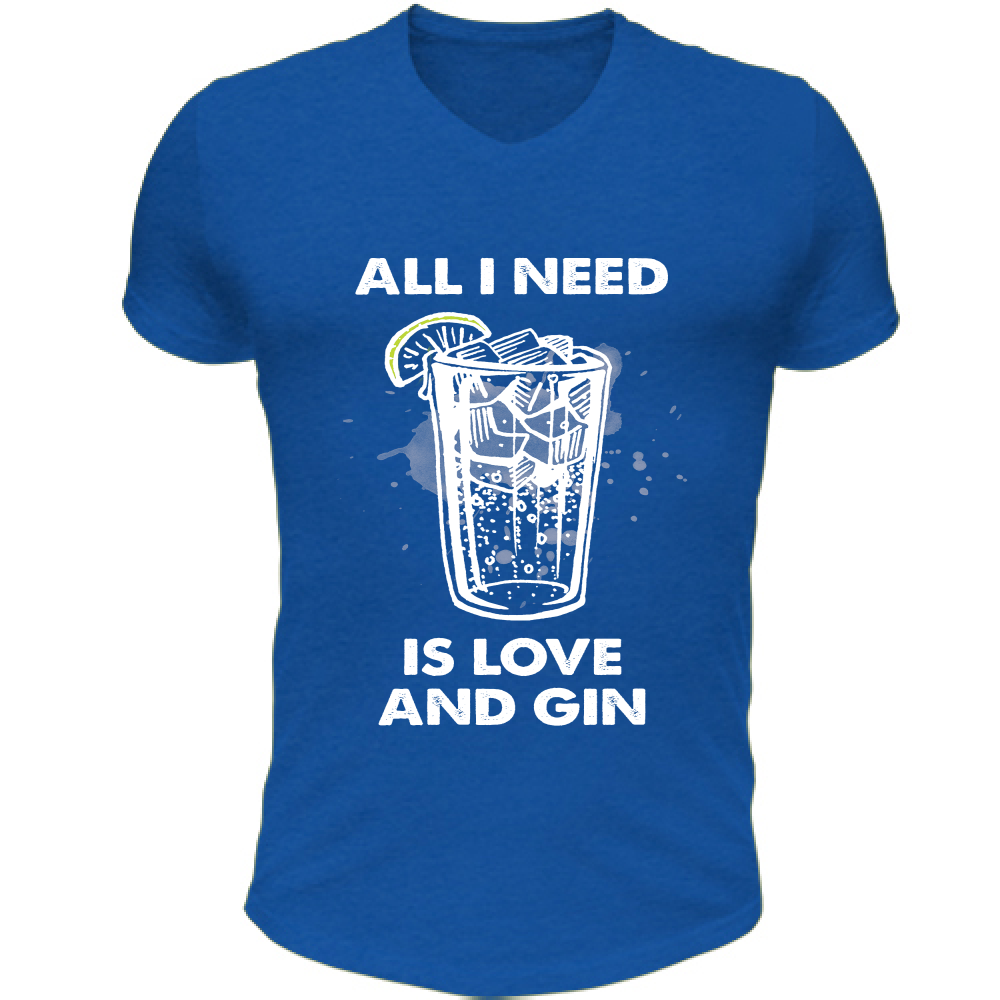 T-Shirt Unisex Scollo V All i need