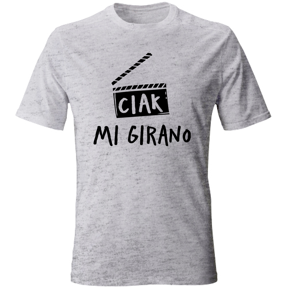 T-Shirt Unisex Ciak - Scritte Divertenti - Chiara