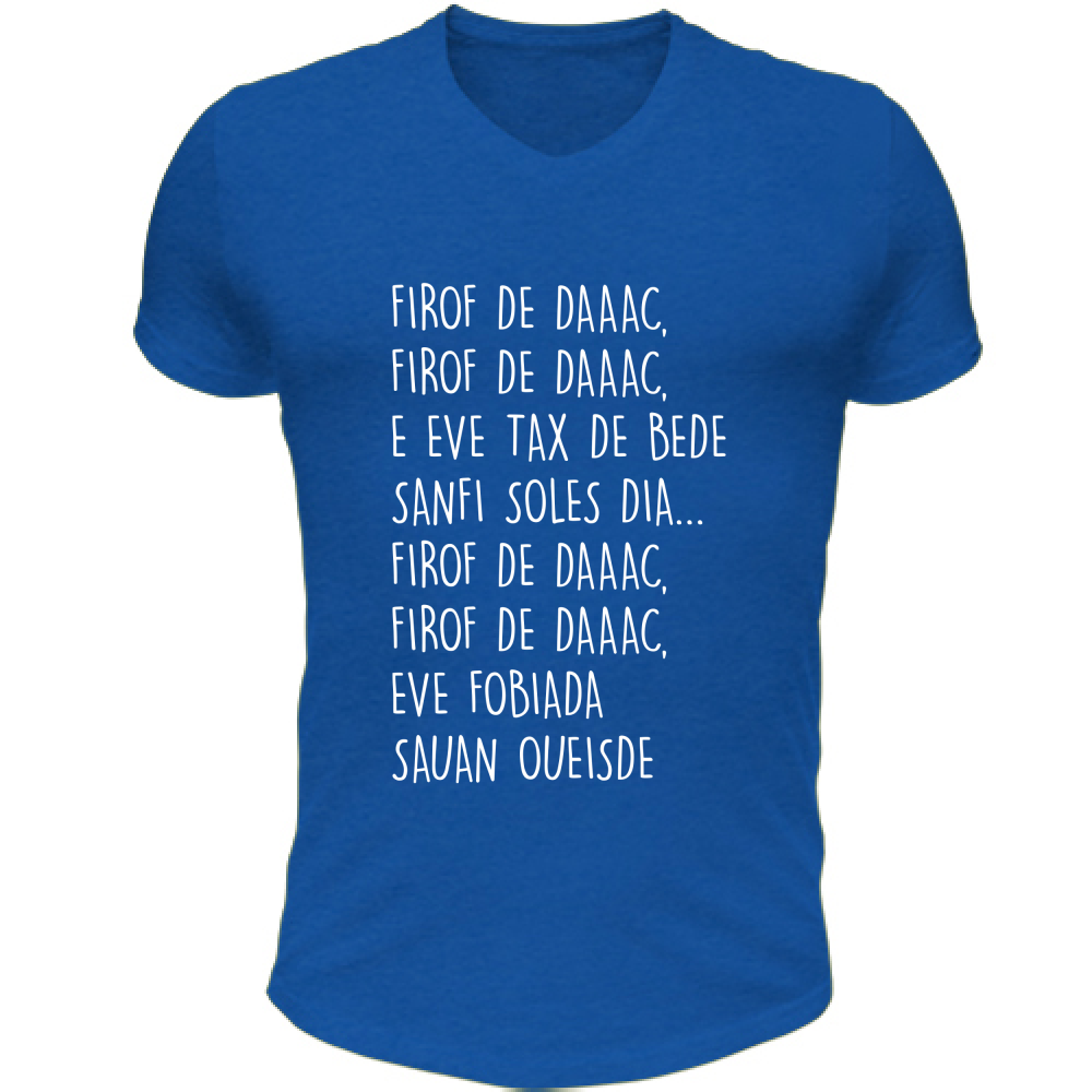 T-Shirt Unisex Scollo V Firof de daaac