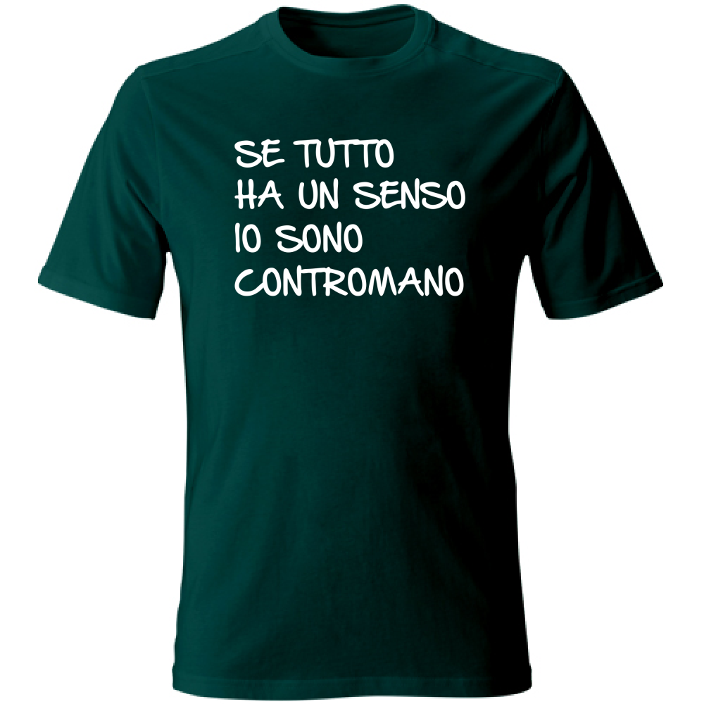 T-Shirt Unisex Contromano - Scritte Divertenti