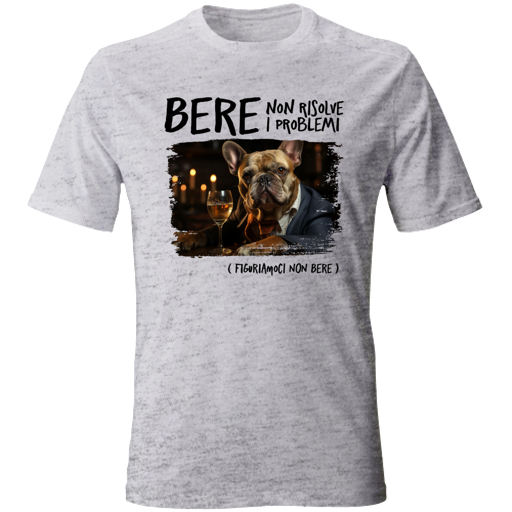 T-Shirt Unisex Bere - Scritte Divertenti - Chiara