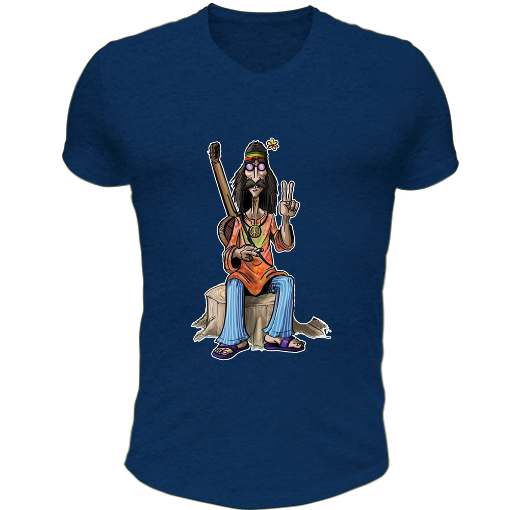 T-Shirt Unisex Scollo V Hippie