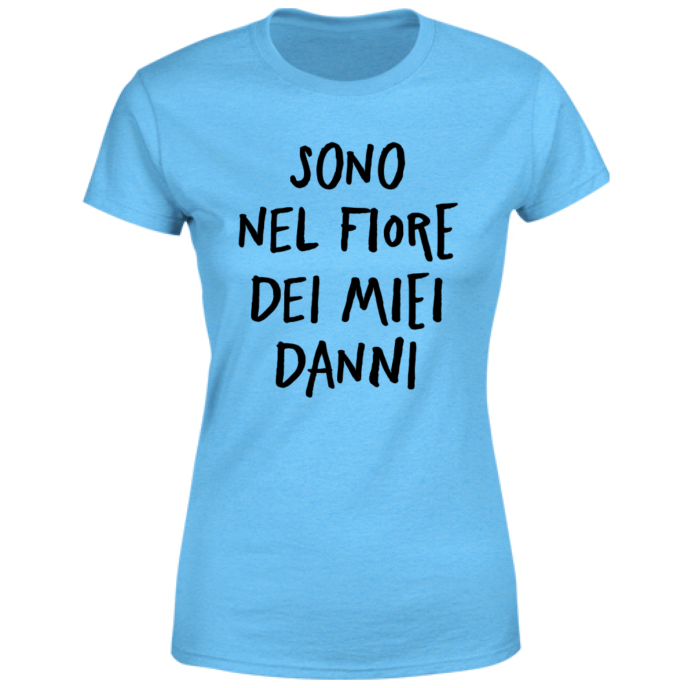 T-Shirt Donna Nel fiore - Scritte Divertenti - Chiara